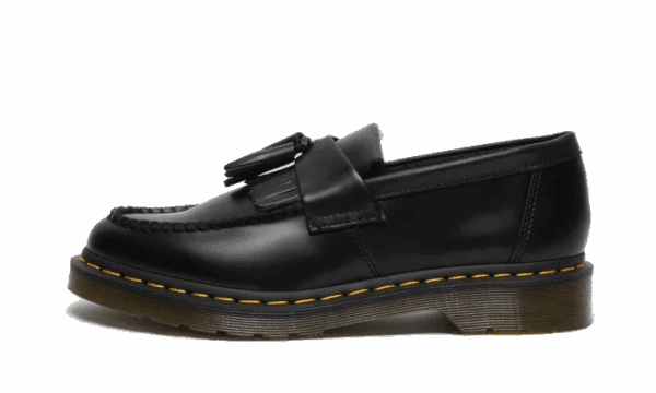 Adrian - Mocassino con nappe in pelle liscia - Nero