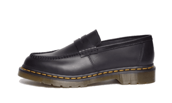Penton Cuir lisse Noir