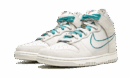 Dunk High First Use Light Bone Green Noise