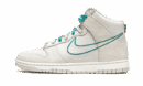 Dunk High First Use Light Bone Green Noise