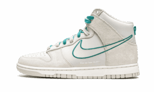 Dunk High First Use Light Bone Green Noise