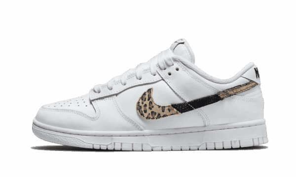 Dunk Low Animal Print White