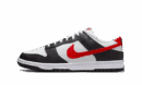 Dunk Low Schwarz Weiß Rot