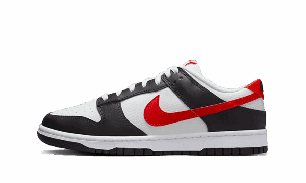 Dunk Low Schwarz Weiß Rot
