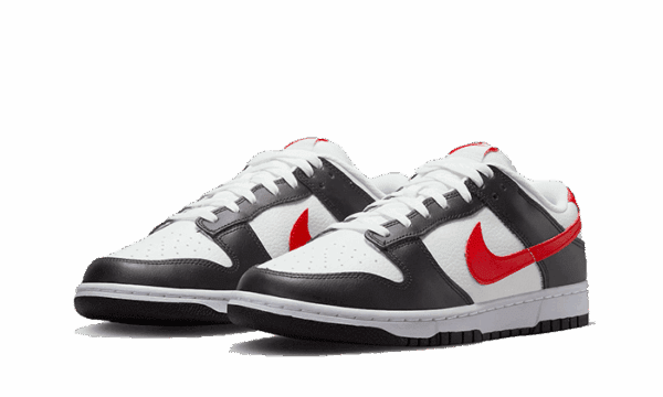 Dunk Low Black White Red – Bild 2