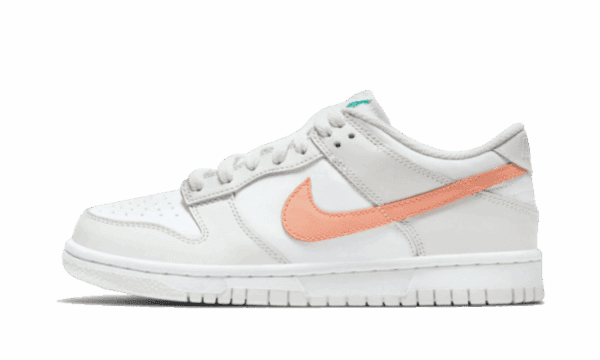 Dunk Low White Bone Peach Aqua