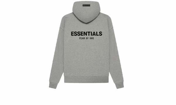 Essentials Hoodie Dark Oatmeal - Image 2
