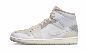 Air Jordan 1 Mid SE Craft Inside Out White Grey