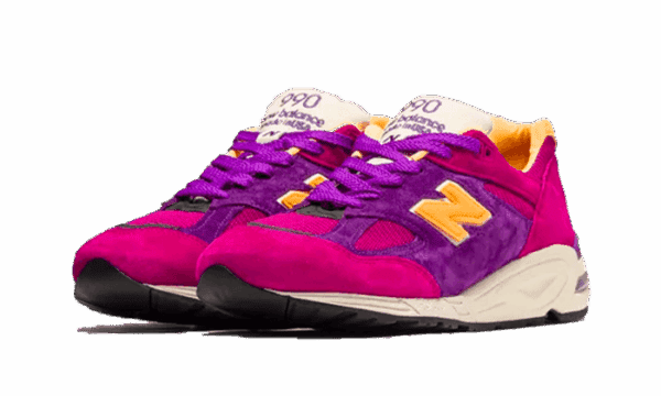 990v2 Made in USA Teddy Santis Purple Yellow - Image 2