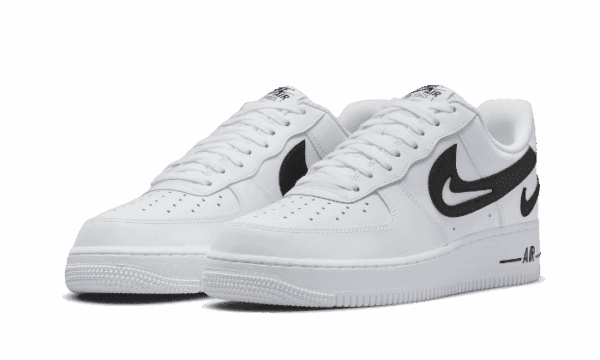 Air Force 1 Low '07 FM Cut Out Swoosh White Black - Image 2