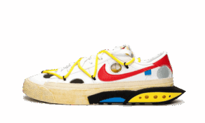 Blazer Low Off-White White University Red