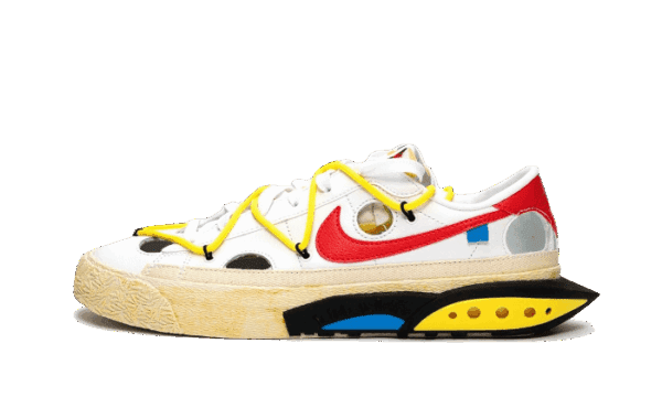 Blazer Low Off-White White University Red