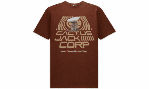 Travis Scott Cact.us Corp BH T-Shirt Brown - Image 2
