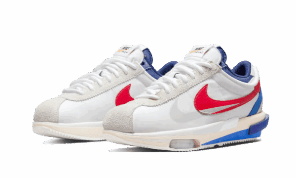 Cortez 4.0 Sacai White University Red Blue – Image 2