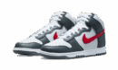 Dunk High Embossed Basketball Grey Red