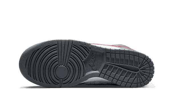 Dunk High Embossed Basketball Grey Red – Image 3