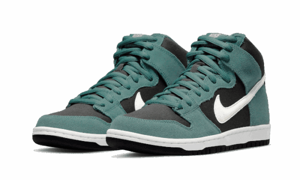 Nike SB Dunk High Green Suede - immagine 2