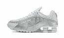 Shox R4 Blanc Argent Métallique