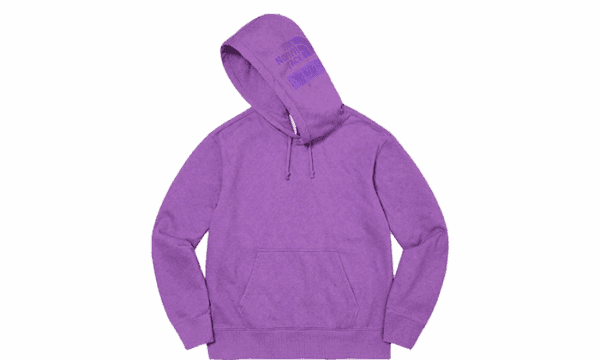 Supreme The North Face Pigment Printed Hooded Sweatshirt Purple