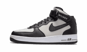 Air Force 1 Mid Stussy Grey Black