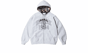 MM6 Maison Margiela Sweatshirt zippé à capuche Ash Grey