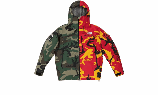 Split Taped Seam Shell Jacket The North Face Camo
