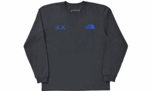 KAWS Langarm T-Shirt Asphalt Grau
