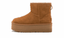 Classic Mini Plateaustiefel Kastanie