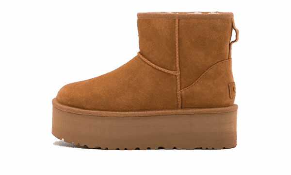 Classic Mini Plateaustiefel Kastanie