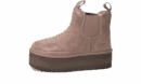 Neumel Piattaforma Chelsea Boot Smoke Plum