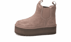 Neumel Platform Chelsea Boot Smoke Plum